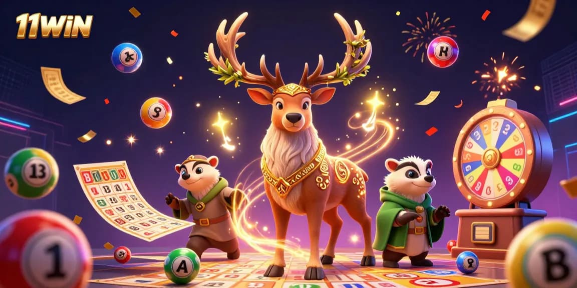Engage with 11WIN and experience a dynamic lottery scene filled with energy and excitement.