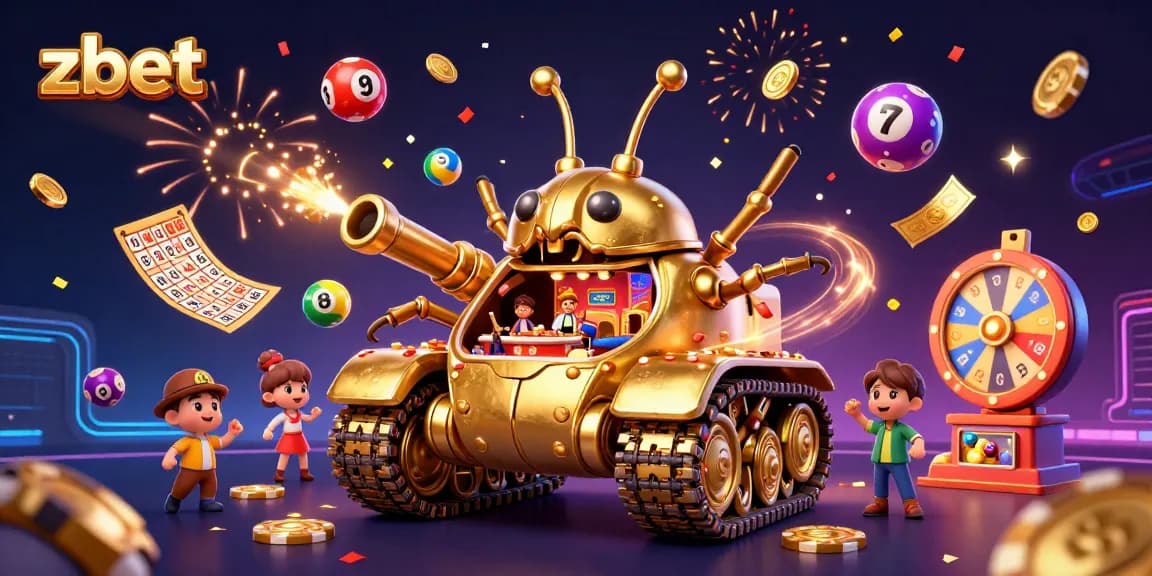 Experience the thrilling zbet action with a golden beetle casino tank and dynamic festive elements.