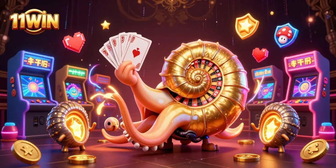 Engage with 11WIN’s magical 3D nautilus roulette in a vibrant casino universe.