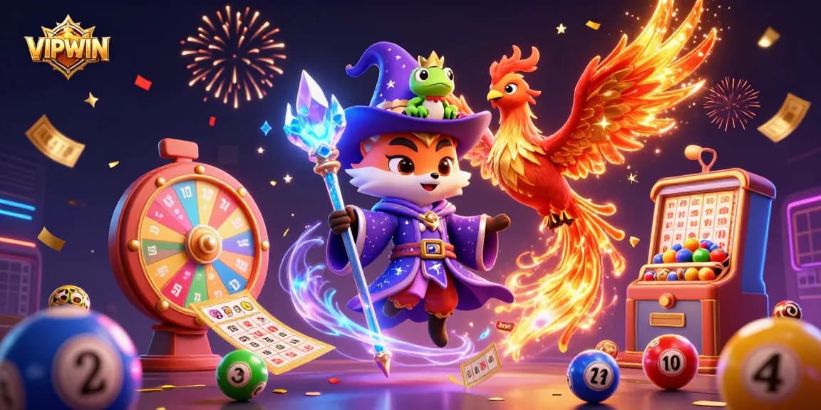 Experience thrilling wins with VIPWIN's magical gaming universe filled with exciting elements.
