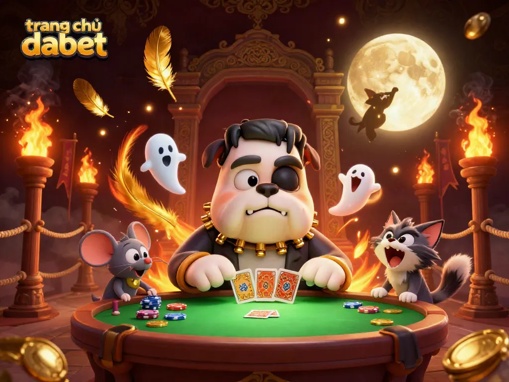 Join the fun at trang chủ dabet with a Frankenstein bulldog dealer and gold moon charm.