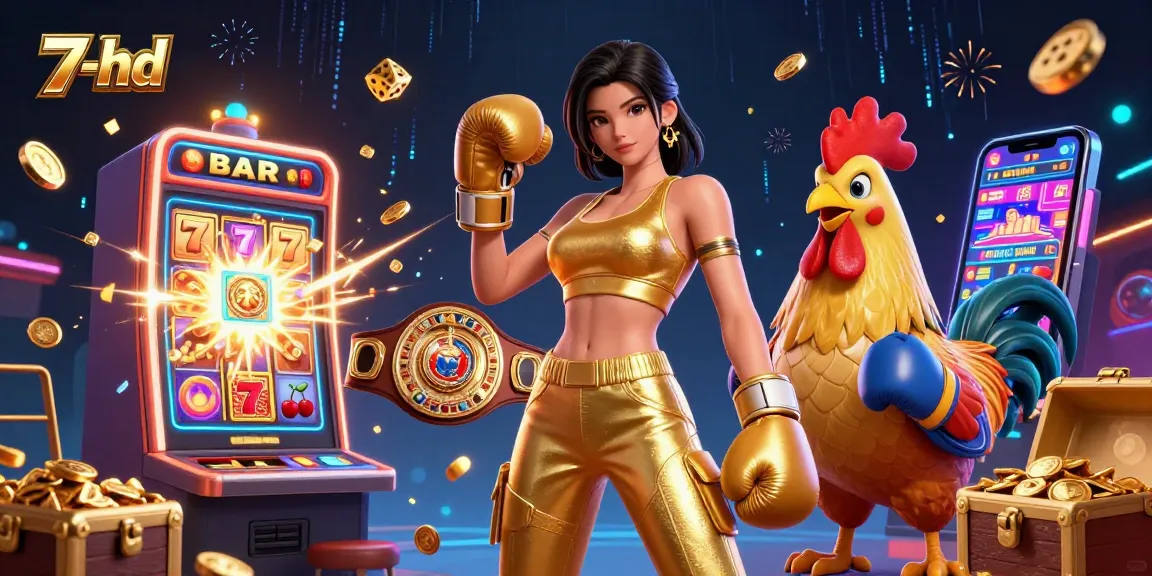 Experience epic wins with 7-hd's vibrant 3D jackpot explosion and casino action.