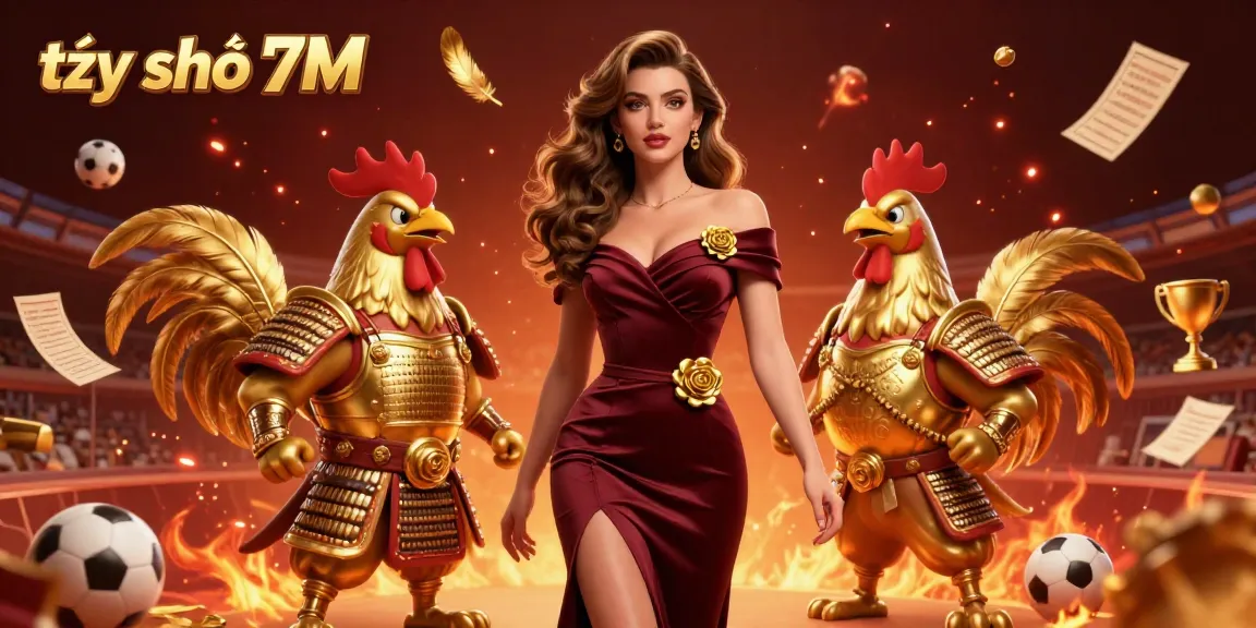 Watch the dynamic action of tỷ số 7M with sports betting elements and glamorous characters.