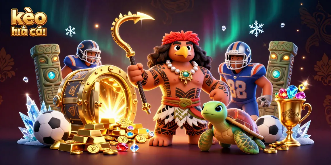 Engage in kèo nhà cái with an immersive sports betting-themed 3D illustration showcasing vibrant casino elements.